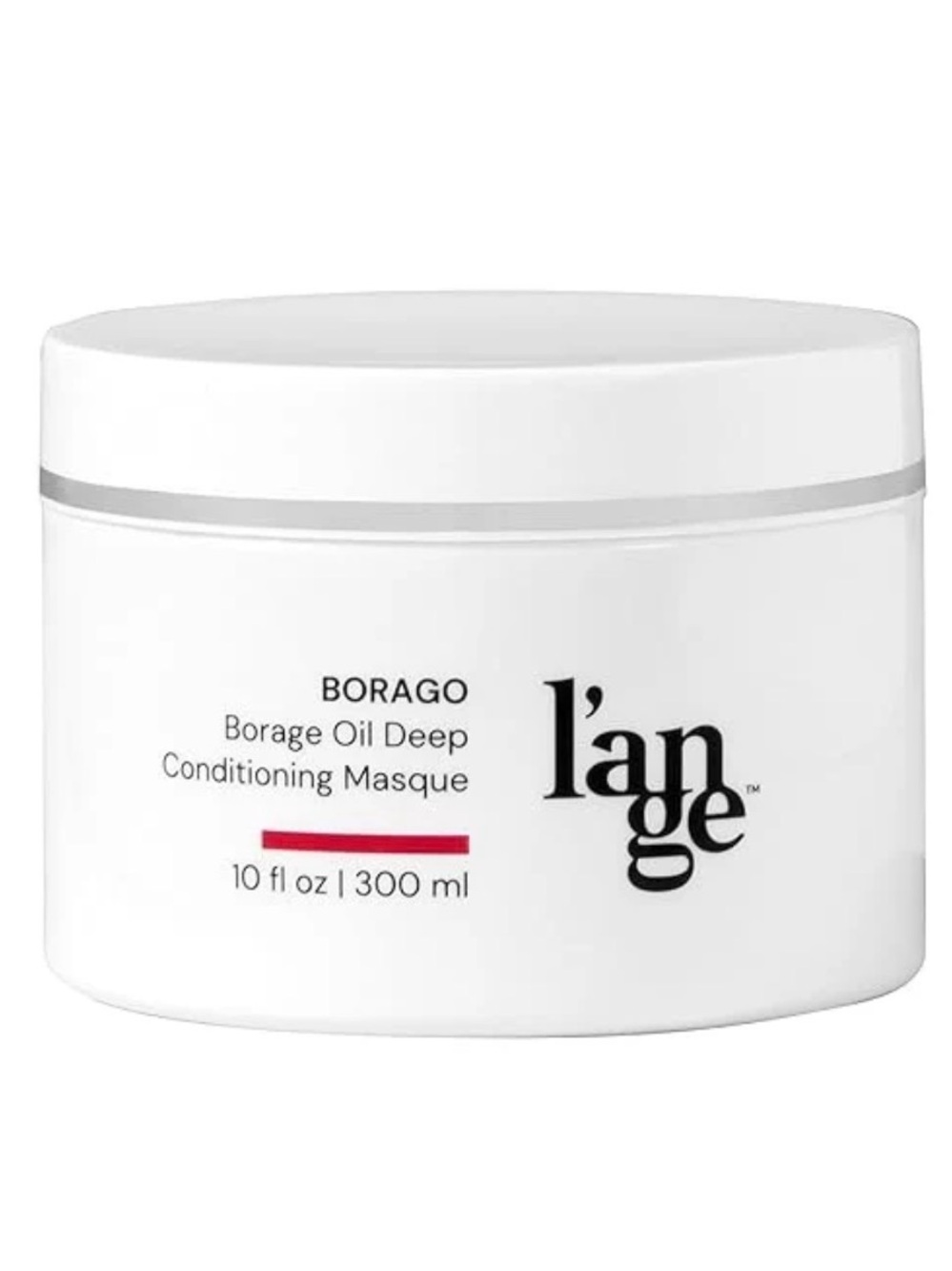 Lange Borage Oil Deep Conditioning Masque — White with Dark Pink Accent